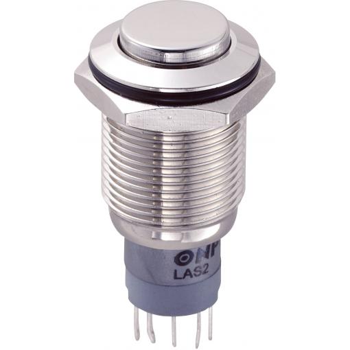 TRU COMPONENTS LAS2GQH-11/N/P, 701794 tlačítko antivandal, 16 mm, 250 V/AC, 3 A, 1 ks