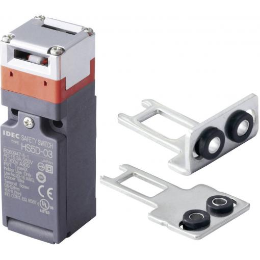 Idec HS5D-03ZRNM-SET HS5D-03ZRNM-SET bezpečnostní spínač 300 V/AC 10 A rovná kovová páka, zahnutá kovová páka bez aretace IP67 1 sada