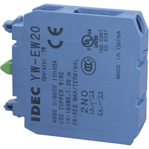 Idec YW-EW20 spínací kontaktní prvek 2 spínací kontakty bez aretace 240 V/AC 1 ks