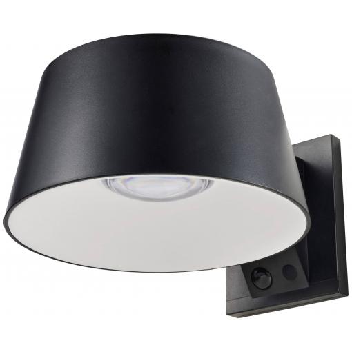 Sygonix SY-5801972 venkovní solární nástěnné osvětlení s PIR senzorem LED pevně vestavěné LED 10 W antracitově šedá