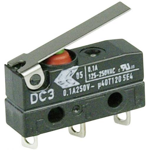 ZF DC3C-A1LB mikrospínač DC3C-A1LB 250 V/AC 0.1 A 1x zap/(zap) IP67 bez aretace 1 ks