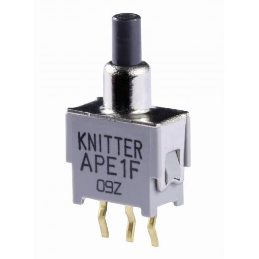 Knitter-Switch APE 1F tlačítko 48 V DC/AC 0.05 A 1x zap/(zap) bez aretace (d x š) 9.5 mm x 5 mm 1 ks