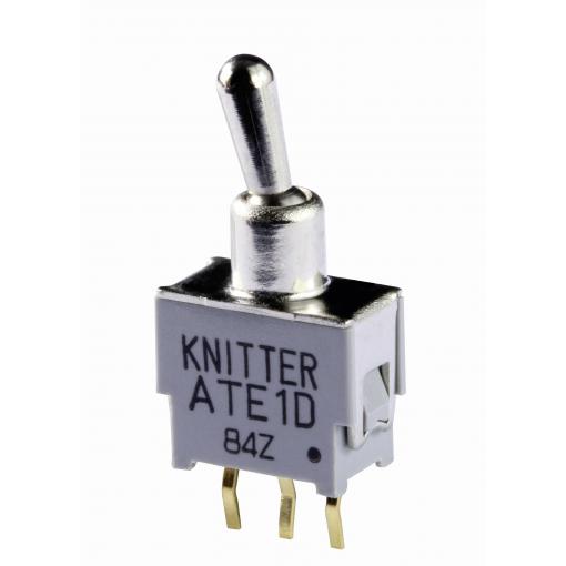 Knitter-Switch ATE 1D ATE 1D páčkový spínač 48 V DC/AC 0.05 A 1x zap/zap s aretací 1 ks