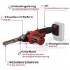 Einhell TE-BF 18 Li-Solo Akku-Bandfeile, 4461000 akumulátorová pásová bruska, vč. příslušenství, bez akumulátoru, bez nabíječky, šířka 13 mm, délka 457 mm