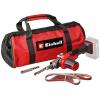 Einhell TE-BF 18 Li-Solo Akku-Bandfeile, 4461000 akumulátorová pásová bruska, vč. příslušenství, bez akumulátoru, bez nabíječky, šířka 13 mm, délka 457 mm