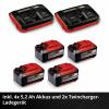 Einhell Professional Power X-Change GP-CM 36/52 S Li BL (4x5,2Ah) akumulátor Akumulátorová sekačka vč. 2. Nabíječka Twincharger, Vč. 4 akumulátorů 18 V šířka