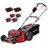 Einhell Professional Power X-Change GP-CM 36/52 S Li BL (4x5,2Ah) akumulátor Akumulátorová sekačka vč. 2. Nabíječka Twincharger, Vč. 4 akumulátorů 18 V šířka