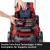 Einhell Professional Power X-Change GP-CM 36/52 S Li BL (4x5,2Ah) akumulátor Akumulátorová sekačka vč. 2. Nabíječka Twincharger, Vč. 4 akumulátorů 18 V šířka