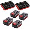 Einhell Professional Power X-Change GP-CM 36/47 S Li BL (4x4,0Ah) akumulátor Akumulátorová sekačka vč. 2. Nabíječka Twincharger, Vč. 4 akumulátorů 4.0 Ah šířka