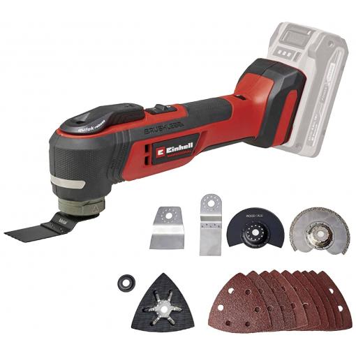 Einhell Professional TP-MG 18 Li BL akumulátorový multifunkční nástroj bezkartáčové, bez akumulátoru, bez nabíječky, vč. příslušenství, 4465190