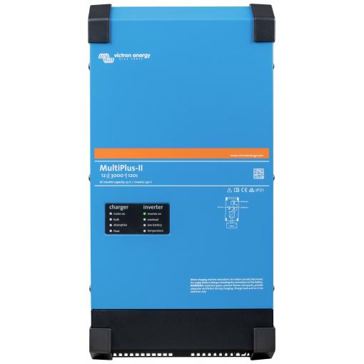 Victron Energy měnič napětí MultiPlus-II 12/3000/120-32 230 V, 3000 W, 12 V -> 230 V, zabudovaná nabíječka