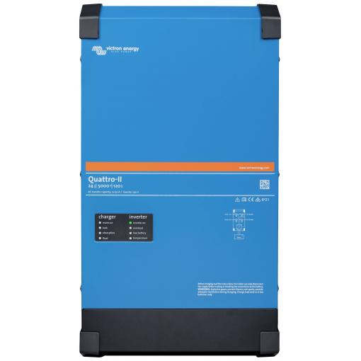 Victron Energy měnič napětí Quattro II 24/5000/120-50/50, 5000 W, 24 V -> 230 V, zabudovaná nabíječka