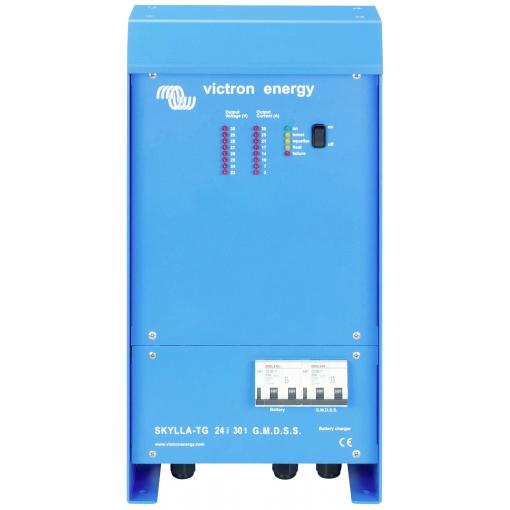 Victron Energy nabíječka olověných akumulátorů Skylla-TG 24/30 GMDSS 24 V Nabíjecí proud (max.) 30 A