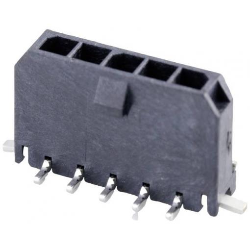 Molex vestavná pinová lišta (standardní) 5, rozteč 3.00 mm, 436500512, 1 ks Tape on Full reel