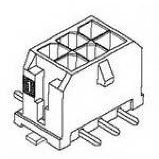 Molex konektor do DPS 430451419, 1 ks