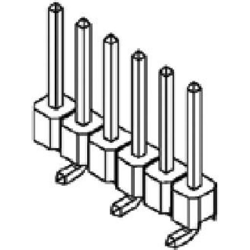 Molex pinová lišta (standardní) Počet řádků: 1 878980426 1 ks Tube