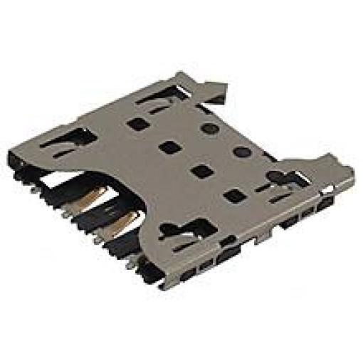 Molex Slot pro SIM kartu 6, rozteč 2.54 mm, 787231001, 1 ks Tape on Full reel