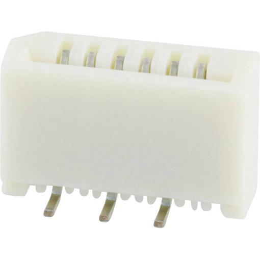 Molex zásuvková lišta 6, rozteč 1 mm, 528080670, 1 ks Tape on Full reel