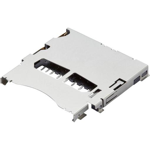 Molex Slot pro paměťovou kartu 9, rozteč 2.5 mm, 5035000993, 1 ks Tape on Full reel