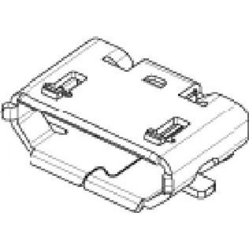 Molex 473460001 USB konektor microUSB B, 1 ks