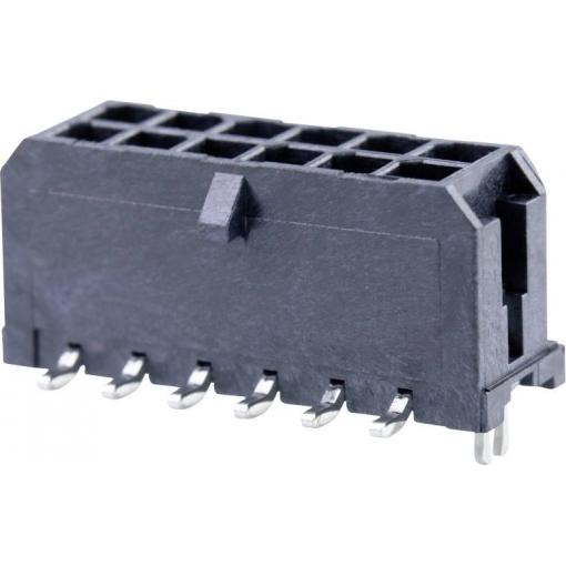 Molex vestavná pinová lišta (standardní) 12, rozteč 3 mm, 430451215, 1 ks Tape on Full reel