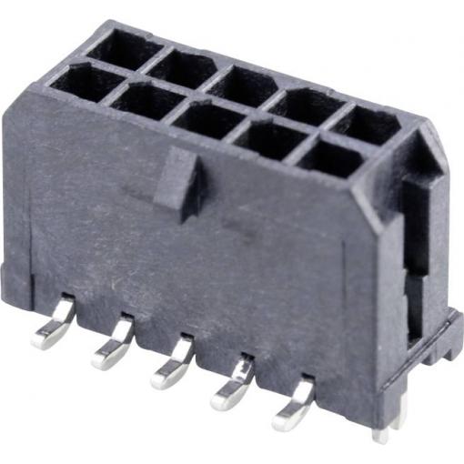 Molex vestavná pinová lišta (standardní) 10, rozteč 3 mm, 430451015, 1 ks Tape on Full reel