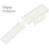 TRU COMPONENTS TC-MC1203-100 Označovač kabelů Druh montáže: kabelové spony Potisknutelná plocha: 32 x 11 mm přírodní 100 ks