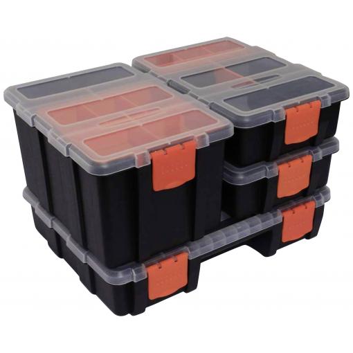 Quadrios 23SA097 krabička na malé součástky pevné rozčlenění Box Obsah 1 sada