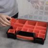 Quadrios 23SA094 krabička na malé součástky (d x š x v) 31.2 x 27.2 x 6 cm přihrádek: 14 pevné rozčlenění Obsah 1 ks