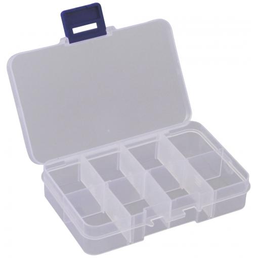 Quadrios 23SA084 krabička na malé součástky (d x š x v) 10.6 x 6.5 x 2.3 cm přihrádek: 8 variabilní rozčlenění Box Obsah 1 ks