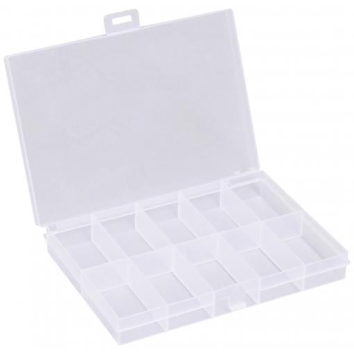 Quadrios 23SA089 krabička na malé součástky (d x š x v) 13 x 9 x 1.8 cm přihrádek: 10 pevné rozčlenění Obsah 1 ks
