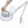 TOOLCRAFT 2391156+2389201 Lupa s LED osvětlením, 60 SMD LED, 3D, 1,75 x vč Pojízdný kulatý stativ zvětšení=1.75 x 12.7 cm Třída energetické účinnosti 2021 F (A