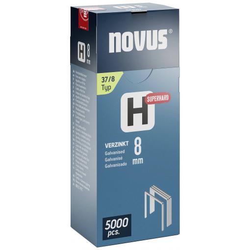 Novus Tools 042-0771 svorky z jemného drátu Typ 37 5000 ks Rozměry (d x š) 8 mm x 10.6 mm