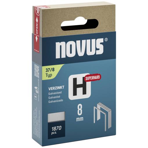 Novus Tools 042-0785 svorky z jemného drátu Typ 37 1870 ks Rozměry (d x š) 8 mm x 10.6 mm