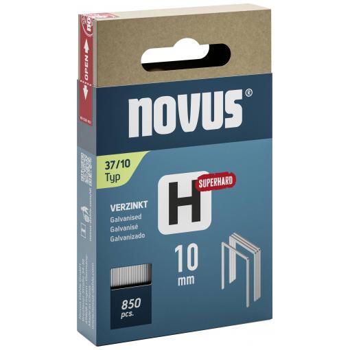 Novus Tools 042-0786 svorky z jemného drátu Typ 37 850 ks Rozměry (d x š) 10 mm x 10.6 mm