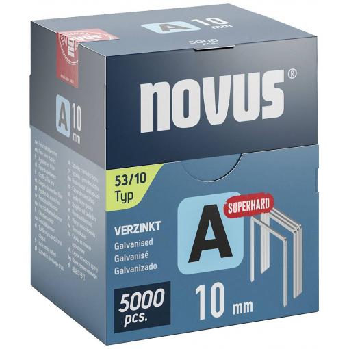 Novus Tools 042-0763 svorky z jemného drátu Typ 53 5000 ks Rozměry (d x š) 10 mm x 11.3 mm