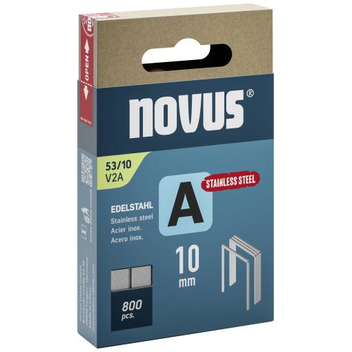 Novus Tools 042-0779 svorky z jemného drátu Typ 53 800 ks Rozměry (d x š) 10 mm x 11.3 mm