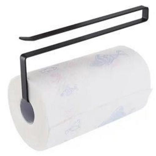 Držák na papírové utěrky h_o389g, 26,5 cm, černý