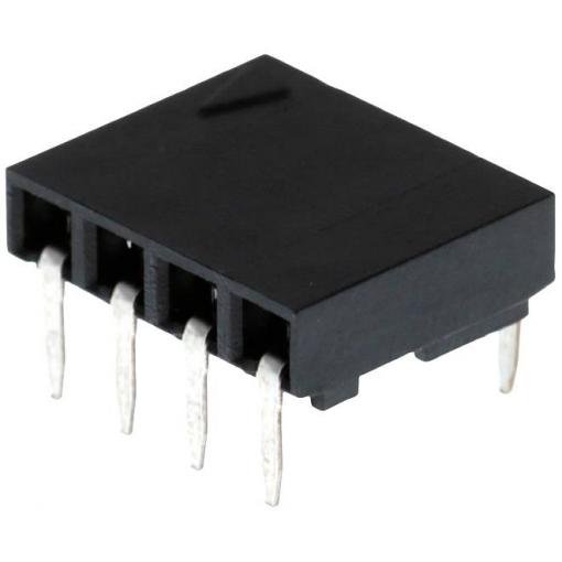 Molex zásuvkový konektor do DPS 4, rozteč 2.54 mm, 901481104, 1 ks Tube