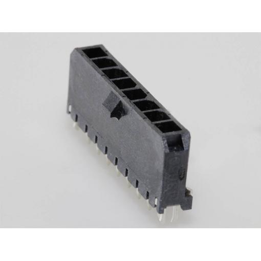 Molex vestavná pinová lišta (standardní) 8, rozteč 3.00 mm, 436500821, 1 ks Tape on Full reel