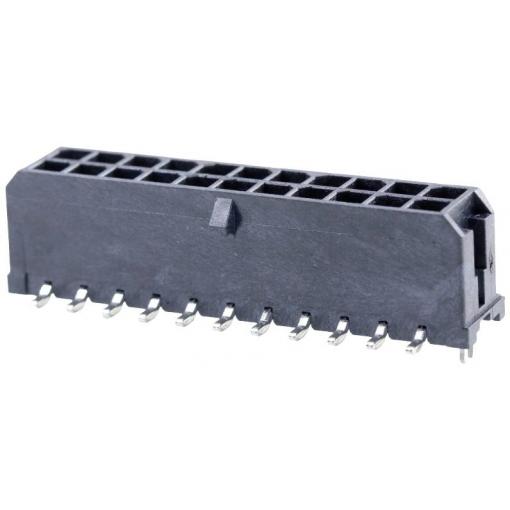 Molex vestavná pinová lišta (standardní) 22, rozteč 3.00 mm, 430452217, 1 ks Tape on Full reel