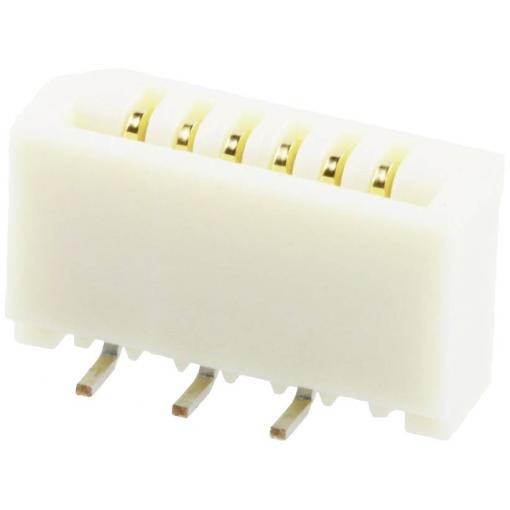 Molex zásuvková lišta 6, rozteč 1.00 mm, 528080672, 1 ks Tape