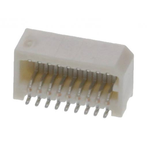 Molex vestavná pinová lišta (standardní) 18, rozteč 0.80 mm, 533091870, 1 ks Tape on Full reel