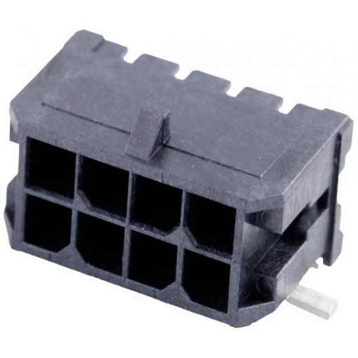 Molex vestavná pinová lišta (standardní) 8, rozteč 3.00 mm, 430450811, 1 ks Tape on Full reel