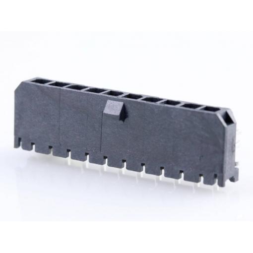 Molex vestavná pinová lišta (standardní) 10, rozteč 3.00 mm, 436501009, 1 ks Tape on Full reel