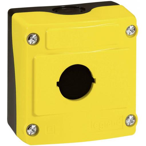 BACO LBX0100J 224201 prázdný kufřík 1 instalační pozice (d x š x v) 74 x 74 x 47.9 mm žlutá, černá 1 ks