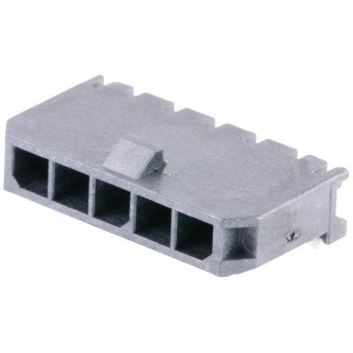 Molex vestavná pinová lišta (standardní) 5, rozteč 3.00 mm, 436500510, 1 ks Tape on Full reel