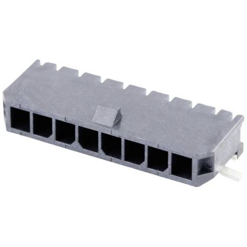 Molex vestavná pinová lišta (standardní) 8, rozteč 3.00 mm, 436500812, 1 ks Tape on Full reel