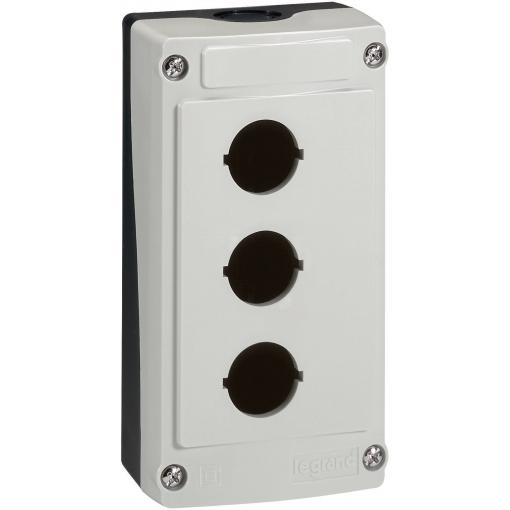 BACO LBX0300 224203 prázdný kufřík 3 instalační pozice (d x š x v) 140 x 74 x 47.9 mm šedá, černá 1 ks
