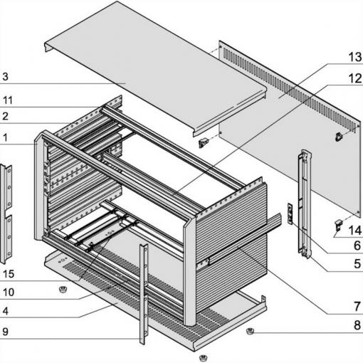nVent SCHROFF 24576001 pouzdro 155.5 x 266 1 ks